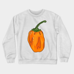 Habanero Orange Chili Pepper Crewneck Sweatshirt